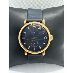 Marc by Marc Jacobs Baker MBM1329 Women's Blue Leather Analog Dial Watch JNA678